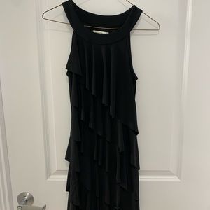 White House Black Market Black Tier Dress